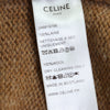 セリーヌ クルーネック プルオーバー ニット セーター ライトブラウン XL メンズ