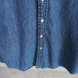 ラルフローレン デニムシャツ ポニー刺繍 インディゴブルー ラルフローレン ポロ レディース ポニーワンポイント ビッグ デニム