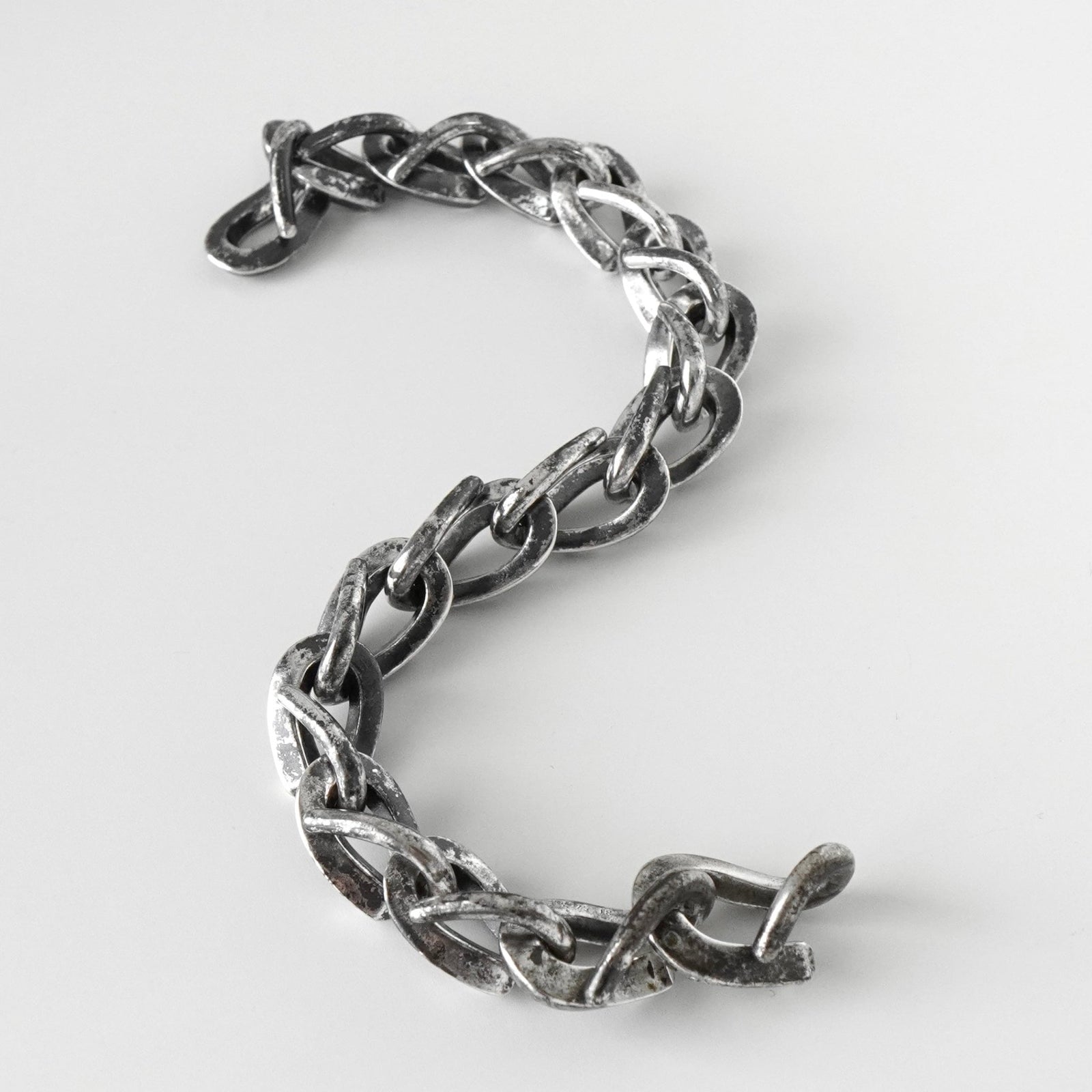 ティファニー ブレスレット フォージ ミディアム リンク　いぶし仕上げ Tiffany フォージ ミディアム リンク ブレスレット いぶし仕上げ XL