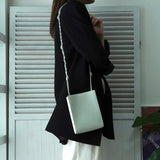 ジルサンダー タングル スモール レザー ショルダーバッグ ミントグリーン