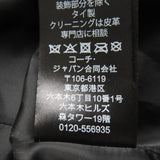 コーチ 裏地レオパード柄 ロゴボタン ベルト付き トレンチコート ベージュ XS レディース - NEWSED
