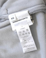 アレキサンダーワン エンボスロゴ ベロア スウェットパンツ グレー XS メンズ レディース - NEWSED