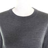 バレンシアガ バックロゴ クルーネック 長袖 ニット グレー XS レディース