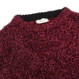 サンローランパリ ラメ ニット トップス ピンク系 XS レディース - NEWSED