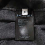 バレンシアガ バックロゴ クルーネック 長袖 ニット グレー XS レディース - NEWSED
