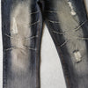 Y2K Low-rise ripped flare denim pants