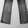 Y2K Low-rise ripped flared denim pants