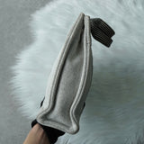 エルメス フールトゥPM キャンバス ハンドバッグ ホワイト / ブラック