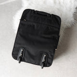 プラダ テスート ポコノ ナイロン / サフィアーノレザー トライアングルロゴ / キャリーバッグ ブラック