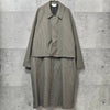 YOKE 3WAY BAL COLLAR COAT ヨーク チェック柄 ステンカラーコート ブルゾン スカート ベージュ メンズ
