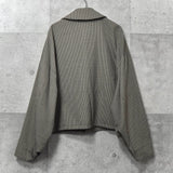 YOKE 3WAY BAL COLLAR COAT ヨーク チェック柄 ステンカラーコート ブルゾン スカート ベージュ メンズ - NEWSED