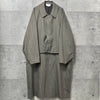 YOKE 3WAY BAL COLLAR COAT ヨーク チェック柄 ステンカラーコート ブルゾン スカート ベージュ メンズ