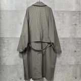 YOKE 3WAY BAL COLLAR COAT ヨーク チェック柄 ステンカラーコート ブルゾン スカート ベージュ メンズ - NEWSED