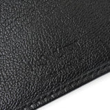 イヴサンローラン YSLロゴ レザー ラウンドファスナー 二つ折り財布 ブラック - NEWSED