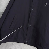 イヴ サンローラン ヴィンテージ YSLロゴ ブルゾン ネイビー メンズ - NEWSED