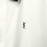 イヴサンローラン リバーシブル YSLロゴ ブルゾンホワイト / ブラック - NEWSED