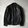 イヴ サンローラン ヴィンテージ YSLロゴ フェイクレザー ブルゾン ブラック メンズ
