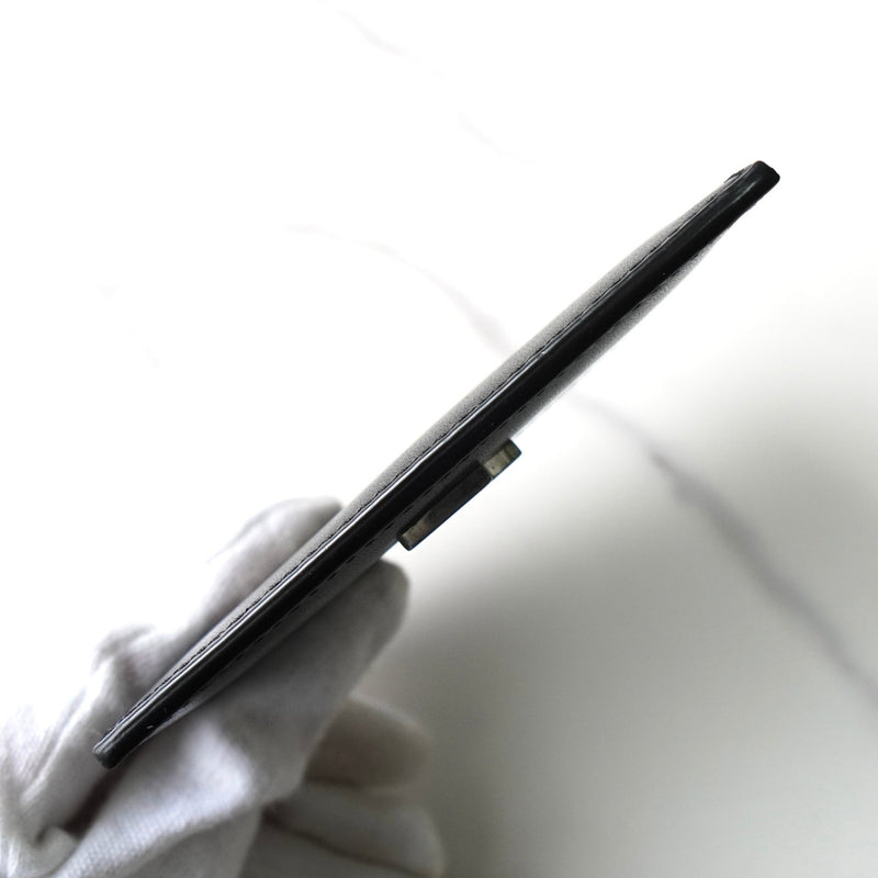 イヴサンローラン YSLロゴ レザー カードケース パスケース ブラック - NEWSED