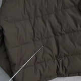 イヴ サンローラン YSLロゴ リバーシブル ダウンジャケット ボンバージャケット 中綿ジャケット モカブラウン/ホワイトベージュ - NEWSED