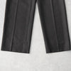 イヴ サンローラン ヴィンテージ  YSLロゴ チェック柄 ツータック スラックス グレー メンズ