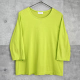 イヴサンローラン ヴィンテージ YSLロゴ 七分丈 トップス ライム レディース - NEWSED