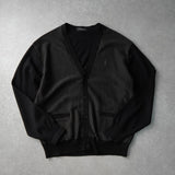 イヴサンローラン ヴィンテージ YSLロゴ ストライプ カーディガン ブラック メンズ - NEWSED