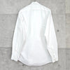 Yves Saint Laurent YSL logo embroidered long sleeve shirt white