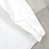 Yves Saint Laurent YSL logo embroidered long sleeve shirt white