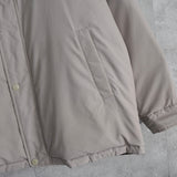 イヴ サンローラン YSLロゴ リバーシブル ダウンジャケット ボンバージャケット 中綿ジャケット モカブラウン/ホワイトベージュ - NEWSED