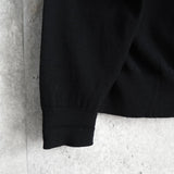 イヴ サンローラン ヴィンテージ YSLロゴ モックネック ニット ブラック - NEWSED