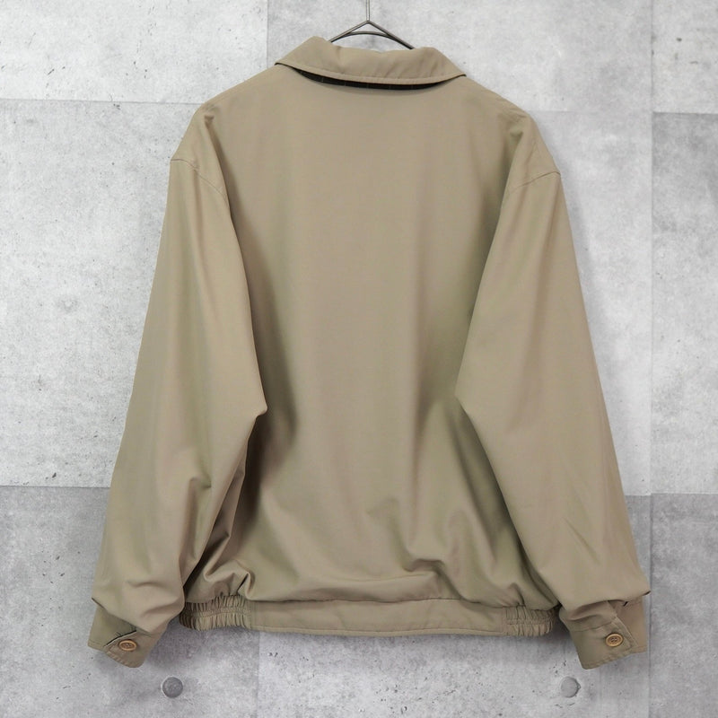 イヴサンローラン ヴィンテージ YSLロゴ リバーシブル ブルゾン カーキ / ベージュ - NEWSED