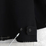 イヴ サンローラン ヴィンテージ YSLロゴ ウールジャケット ブラック メンズ - NEWSED