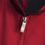 イヴ サンローラン ヴィンテージ YSLロゴ ブルゾン レッド - NEWSED