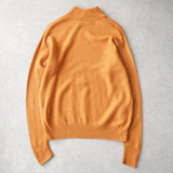 イヴ サンローラン ヴィンテージ タートルネック ニット YSLロゴ オレンジ - NEWSED