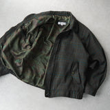 イヴ サンローラン ヴィンテージ YSLロゴ ウール ブルゾン カーキ - NEWSED