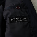 イヴサンローラン ヴィンテージ YSLロゴ ダウンジャケット ネイビー メンズ - NEWSED