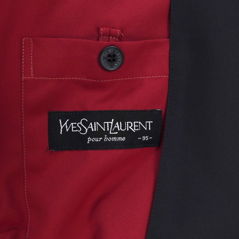 イヴ サンローラン ヴィンテージ YSLロゴ ブルゾン レッド - NEWSED