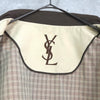 イヴ サンローラン ヴィンテージ YSLロゴ ブルゾン ベージュ メンズ