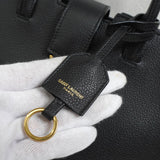 サンローラン ダウンタウンカバス YSLロゴ レザー 2way ハンドバッグ ショルダーバッグ ブラック - NEWSED