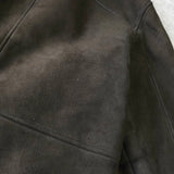 イヴサンローラン ヴィンテージ YSLロゴ ファー ムートン コート ブラウン / グレーメンズ - NEWSED