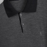 イヴ サンローラン ヴィンテージ YSLロゴ ポロニット グレー - NEWSED