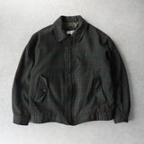 イヴ サンローラン ヴィンテージ YSLロゴ ウール ブルゾン カーキ - NEWSED