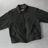 イヴ サンローラン ヴィンテージ YSLロゴ ウール ブルゾン カーキ - NEWSED