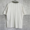 Vintage YSL logo short-sleeved polo shirt in khaki and beige from Yves Saint Laurent