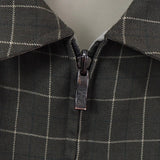 イヴサンローラン ヴィンテージ YSLロゴ リバーシブル ブルゾン カーキ / ベージュ - NEWSED