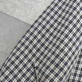 イヴ サンローラン ヴィンテージ YSLロゴ チェック柄 ブルゾン ブラック / アイボリー - NEWSED