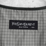 イヴ サンローラン ヴィンテージ YSLロゴ ブルゾン ジャケット カーキ - NEWSED