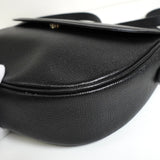 イヴサンローラン YSLロゴ レザー ショルダーバッグ ブラック - NEWSED