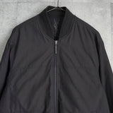 イヴ サンローラン ヴィンテージ YSLロゴ 中綿ジャケット 中綿ブルゾン グレー - NEWSED