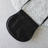 イヴ サンローラン ヴィンテージ YSLロゴ リザード ショルダーバッグ ブラック - NEWSED